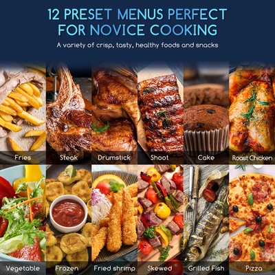 Freidora de Aire Vision Plus Dorada Joy 8 Litros